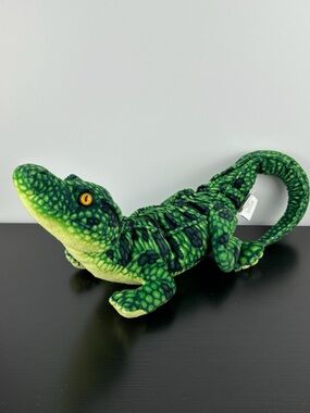 Adventure Planet Green Gator Alligator 12” Realistic Plush Crocodile